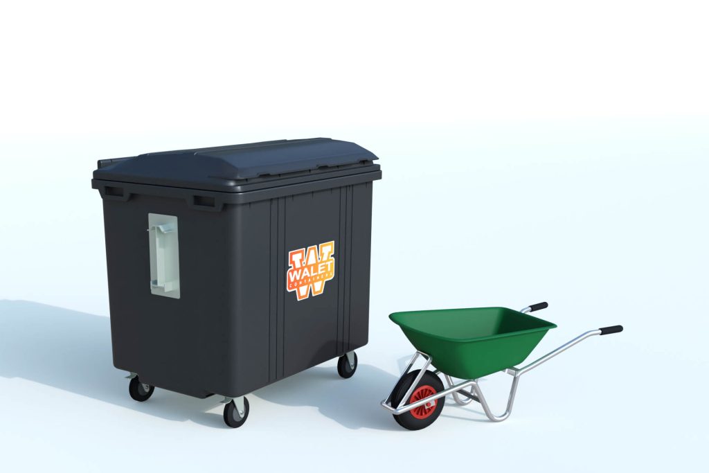 rolcontainer afval 1600 liter
